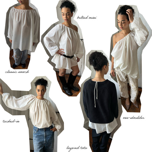 Smock in European Cotton