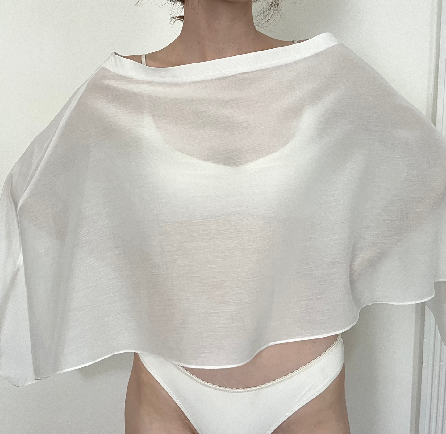 Cape in Silk & Cotton